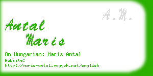 antal maris business card